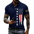 thumbnail image 2 of Evdexr Men's 250th Anniversary Usa Polo Shirts 1776 2026 Short Sleeve Shirts Patriotic Button Down Stars and Stripes Tops 4th Of July Big and Tall Golf T Shirts Navy 2XL, 2 of 4