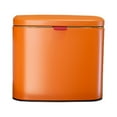 thumbnail image 1 of relayinert Hanging Stainless Steel Garbage Bin Effortless Waste Disposal In Kitchen 4L light orange, 1 of 6