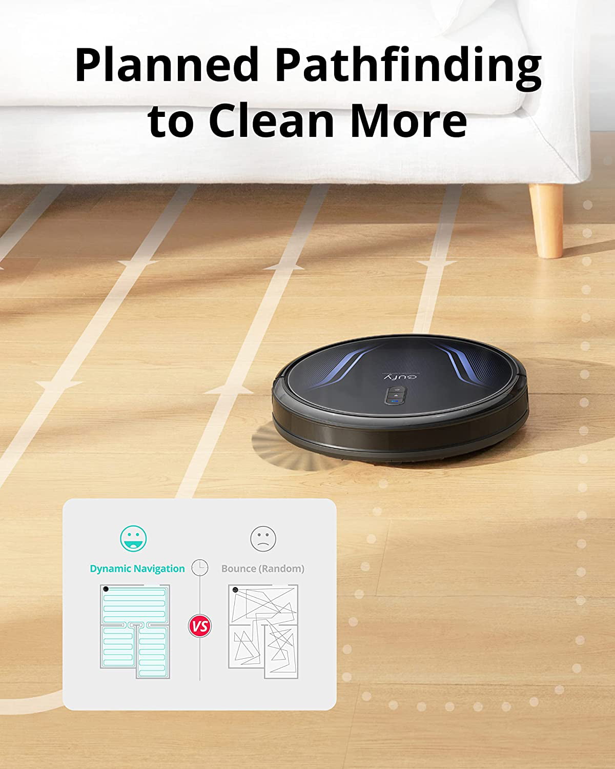 eufy Clean G+WiFi Robot Vacuum Self Emptying Pa Triple