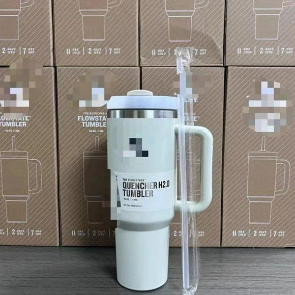 40oz Stanley Stainless Steel Car Cup With Handle Insulated Travel Mug