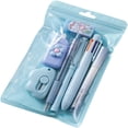 thumbnail image 2 of Clearance Back to School Pencil Case - 7-Piece Stationery Set, Includes Pencil, Pen, Highlighter, Tape, Ruler, Eraser, Sharpener, Perfect Pencil Box for School Supplies Kids,Blue, 2 of 4