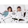 thumbnail image 2 of Yibo Seamless Hand Drawn Pattern Blanket Flannel Soft and Comfortable Anti-static Bed Sofa Blanket, 2 of 7