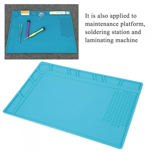 Ymiko 500°C Heat Resistant Watch Repair Non-Slip Mat, Watch Repair Mat, For Repairing Mobile Phone ,Tablet, Computer, Etc.