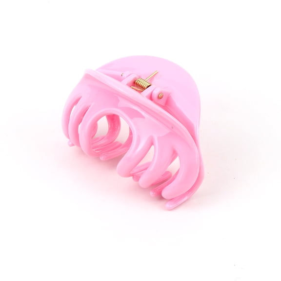 6 PC Pink Color Medium Claw Clip : the Ultimate in Hair Styling! Clips Girl Brand