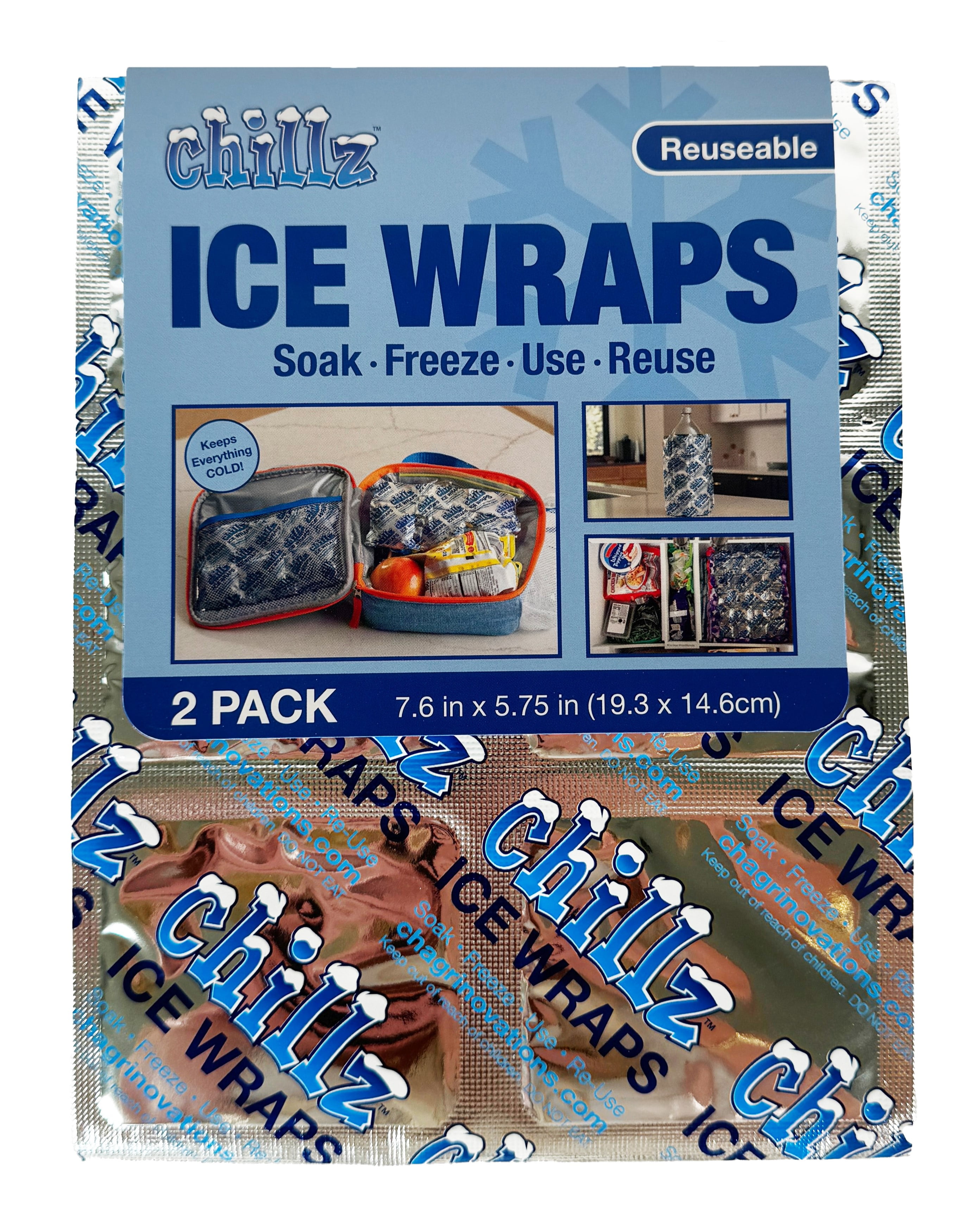 Chillz Lunch Box with 2 Ice Wraps, Handle, Side Pocket - Ideal for School, Office, Multiple Colors