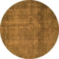 thumbnail image 1 of Ahgly Company Indoor Round Abstract Orange Modern Area Rugs, 8' Round, 1 of 4