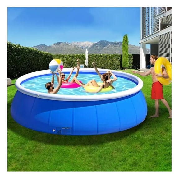 Inflatable swimming pool305*76 inflatable coil mesh pool