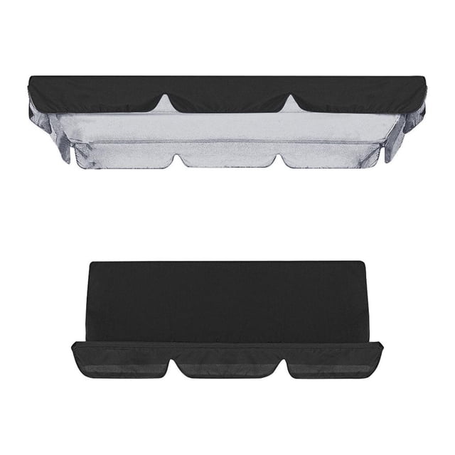 Giyblacko Winter Protection Cover Waterproof Polyester Canopy Replacement Canopy Block Garden Outdoor Porch Patio Swing Canopy Replacement Cover