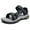 Black Grey, variant on OutPro Mens Hiking Sandals Open Toe Walking Sandals Fashion Casual Sandals for Male Summer Outdoor Athletic Shoes Green Gray