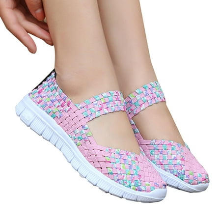 

Women Slip-On Light Weight Elastic Trainer Sports Water Shoes Sneakers Summer 40