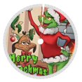 thumbnail image 1 of Faldas para árbol de Navidad Grin-Ch de 36 pulgadas, tapete para árbol de Navidad para fiestas de invierno, falda para árbol de Navidad para decoraciones navideñas rústicas, 1 of 1