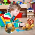 thumbnail image 4 of Toy PicassoTiles con azulejos magnéticos para automóviles, camión base motorizado, más de 3 años, 4 of 7