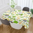 thumbnail image 5 of Coolnut Saint Patrick Clovers Rainbow Tablecloth Rectangle Colorful Table Cloth Large Square Table Cover for Dining Kitchen Party 60"x90" Decor Gift, 5 of 7