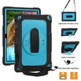 thumbnail image 2 of FIEWESEY Case for Walmart Onn 10.1 Inch Gen 3 2022 Tablet(Model:100071485),Shoulder&Hand Strap 360 Rotatable Stand Kids Friendly Shockproof Case for Walmart Onn 10.1 Inch 3nd Gen Tablet(Black/Blue), 2 of 6