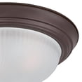 thumbnail image 5 of Westinghouse 6344500 Two-Light Indoor Flush Ceiling Fixture, Oil Rubbed Bronze Finish with Frosted Swirl Glass, 2-Pack, 5 of 5