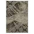thumbnail image 1 of Linon Jewel Ybor Machine Made Polypropylene 2'x3' Rug in Brown, 1 of 4
