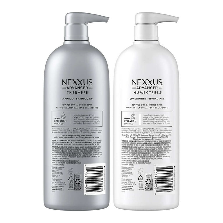Nexxus Shampoo & Conditioner Combo Pack, Therappe Humectress, Caviar  Complex, 13.5 Oz Each