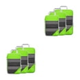 thumbnail image 4 of Dalazy 1/2/3/5 3 Pcs d'Affaires avec Cubes de Rangement Résistants aux Rayures pour Voyage 60 Vert Compressé Gain de Place 2 Pcs, 4 of 6