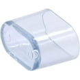thumbnail image 4 of Protectores de patas de mesa y silla ovalados transparentes, PVC blando, 15 x 30 mm, protectores de piso antideslizantes, paquete de 20, 4 of 5
