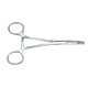 thumbnail image 4 of Pinzas para el pelo de oreja de gato y perro de acero inoxidable, abrazadera de limpieza con punta curva, 4 of 5