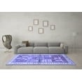 thumbnail image 3 of Ahgly Company Machine Washable Indoor Rectangle Animal Blue Traditional Area Rugs, 2' x 3', 3 of 4
