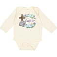 thumbnail image 3 of Inktastic It's My 1st Easter with Cross and Flowers Boys or Girls Long Sleeve Baby Bodysuit, 3 of 5
