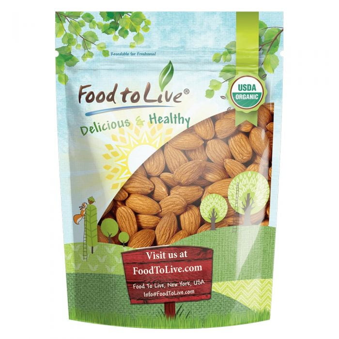 raw italian almonds