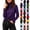 Purple, variant on PBFRDSJ Women's Turtleneck Ribbed Knit Top Long Sleeve Slim Fit Pullover Sweaters Soft Warm Cozy Basic Stretchy Tops Free Sizes