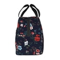 thumbnail image 2 of Lsque Vintage Rose Pattern Lunch Bag Women/Men Insulated Lunch Box,Small Leakproof Cooler Food Lunch Containers Reusable High Capacity Lunch Tote Bags, 2 of 6