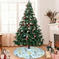 thumbnail image 7 of Rateoe Cartoon Cat Print Christmas Tree Skirt 30" for Xmas Holiday New Year Party Circle Tree Mat Ornaments Decoration, 7 of 7