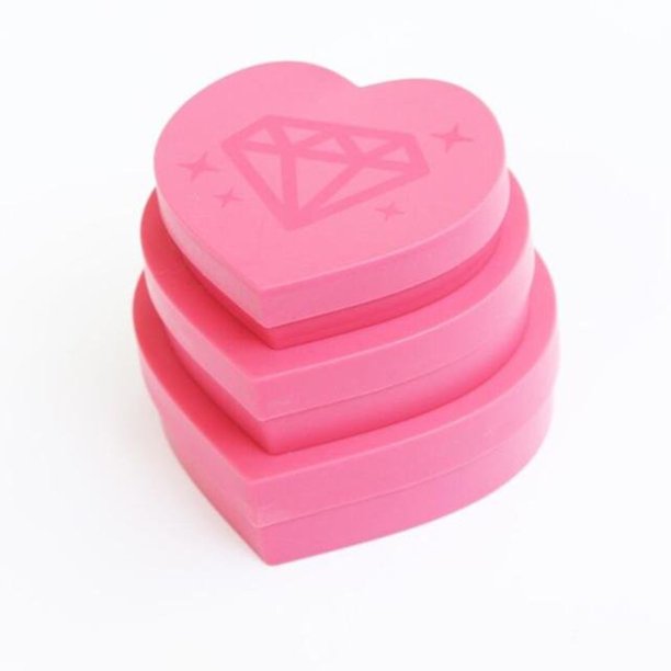 Cuadros Decorativos 3 placas de plástico para pintura de diamantes con cuentas bandeja para taladro de diamantes de imitación (rosa) Likrtyny embutido en tela