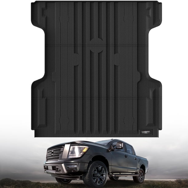 Alfombrilla LASFIT para camión Nissan Titan 2004-2024, 5.6 pies, todo tipo de clima