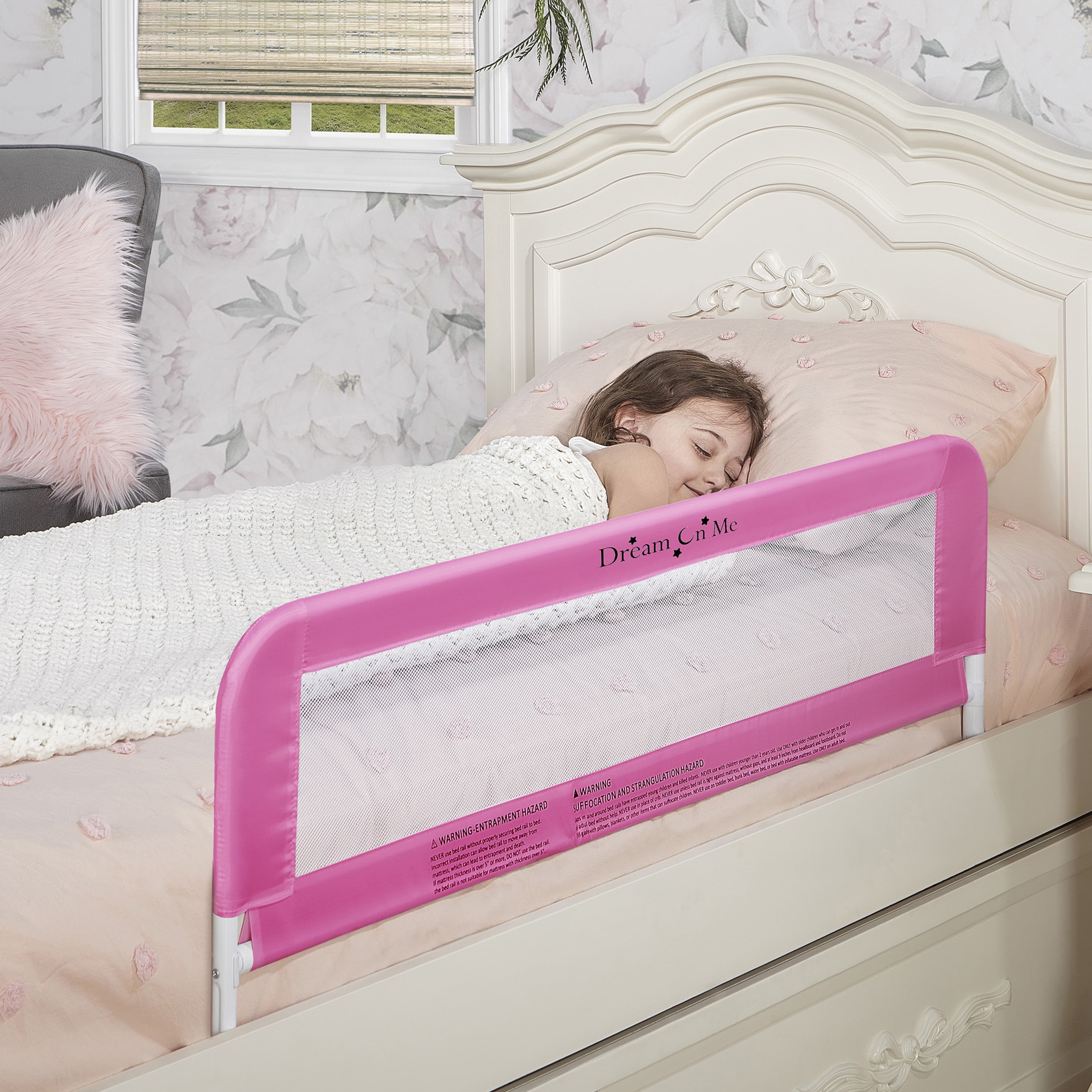 Dream On Me Adjustable Mesh Bed Rail