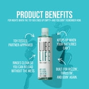 LUBELIFE Toy-Safe Water-based Lubricant For Sex, Non-Staining and Easy Clean Personal Lube, 12 fl oz