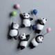 thumbnail image 2 of Juego de imanes para nevera, 5 unidades, bonito panda 3D con globos de colores, 2 of 2
