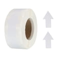 thumbnail image 1 of Flecha Pegatina Etiquetas 500 Cuenta/Rollo 1.3x2 Pulgadas Blanco Adhesivo Flecha Forma Letreros para Recortes Álbum Bricolaje Artesanía Organizar Inventario, 1 of 7
