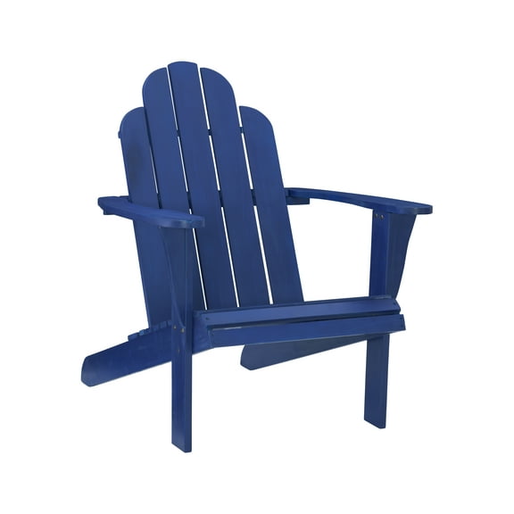 Linon Acacia Adirondack Chair, Blue