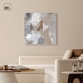 thumbnail image 3 of Faded Textured III Canvas Boho Minimalist by Art Remedy, White Frame, 40 x 40, 3 of 7