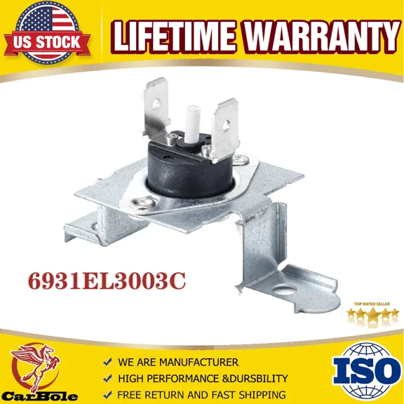 For Lg Dryer Thermostat Thermal Fuse Reset Ps3530484 Ap4457603 6931El3003C