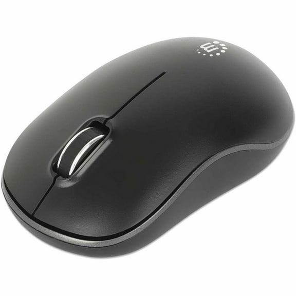 Manhattan MW3075 Wireless Optical USB Mouse - Full-size Mouse - Optical - Wireless - 32.81 ft - Radio Frequency - 2.40 GHz - Black - USB Type A - 1200 dpi - Scroll Wheel - 3 Button(s) - Symmetrical...
