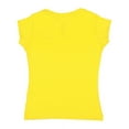 thumbnail image 2 of Toddler Girls' Fine Jersey T-Shirt YELLOW 5/6, 2 of 2