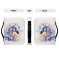 thumbnail image 4 of HELLHERO Floral Dream Horse Bible Cover for Study Church, Zippered Bible Covers PU Leather Protective Bible Carrying Case, 4 of 12