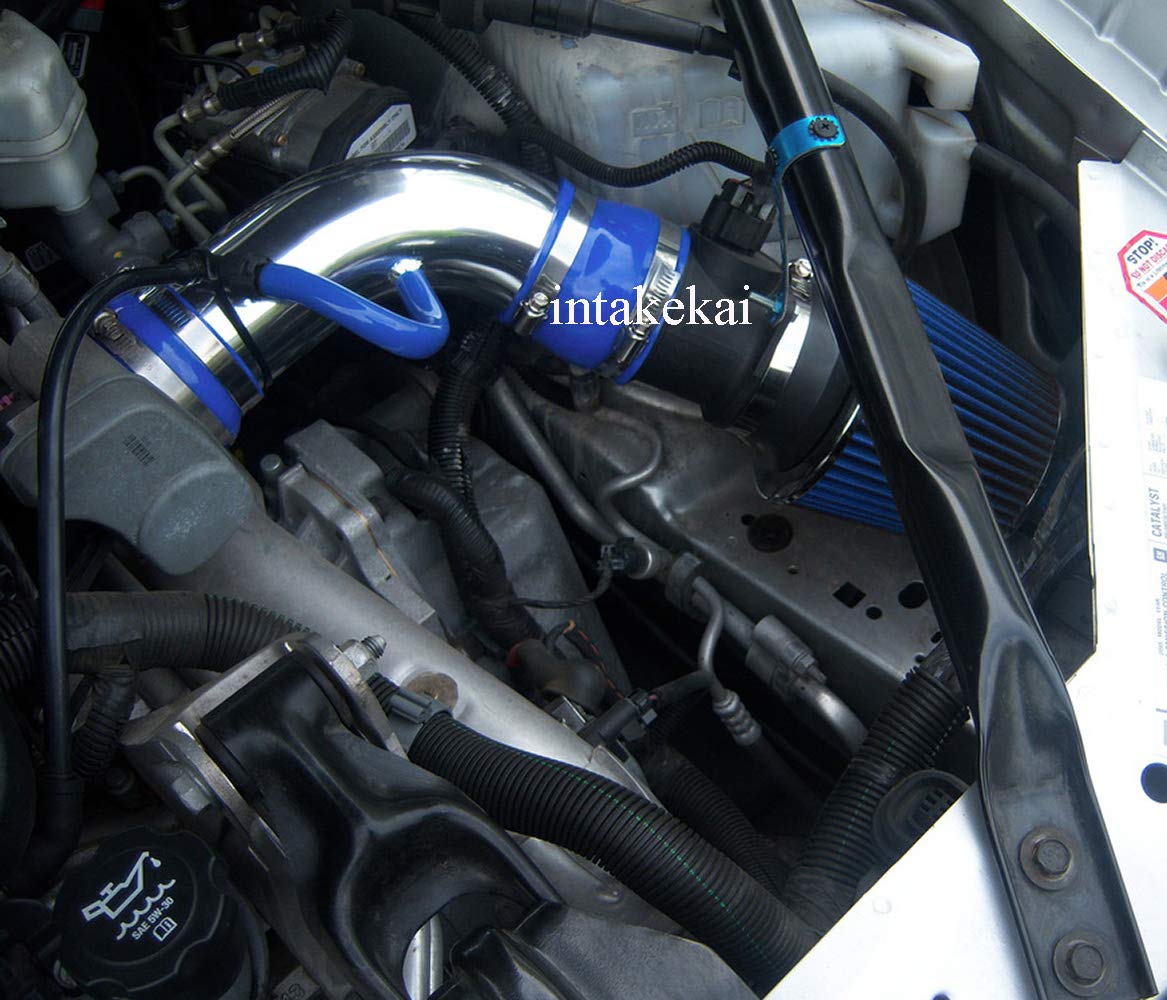2005 2006 2007 2008 PONTIAC GRAND PRIX GXP 5.3 5.3L V8 GAS OHV ENGINE AIR  INTAKE KIT SYSTEMS (BLUE)