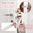 thumbnail image 4 of Cat Door - Adjustable Cat Door, Prevents Dogs from Accessing Litter Box and Food, Elastic Strap Keeps Cats in and Babies Safe, No Steps, Easy to Install (2 Packs ), 4 of 5