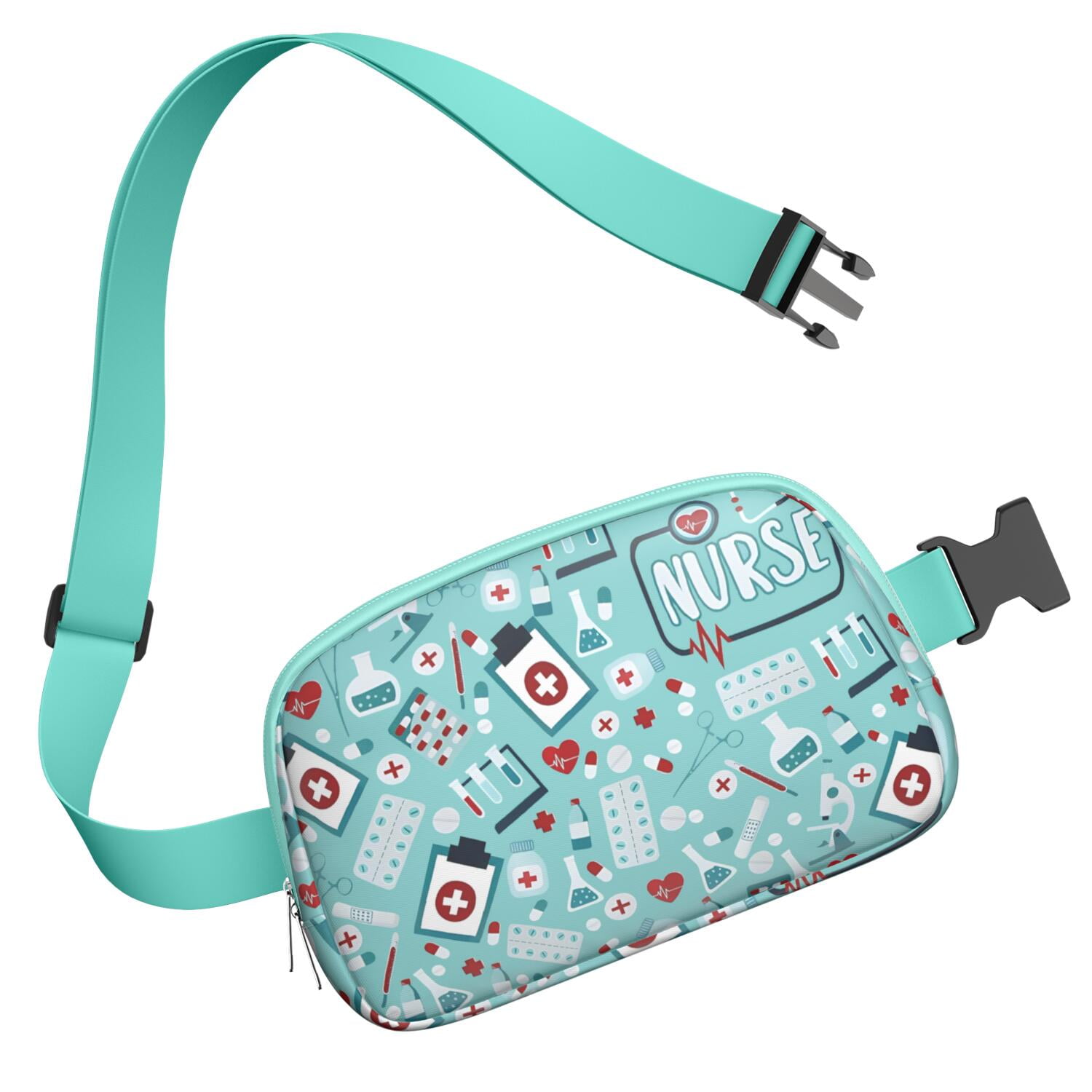 Cute Nurse Aesthetic Belt Bag – Funny Nurse Life Fanny Pack Gift for Nursing Students & Healthcare Heroes, Comfortable & Stylish