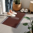 thumbnail image 4 of Brown Silver Football Pattern Door Rugs,Washable Non Slip Door Mats Indoor,Decorative Door Mats,Entry Mat Indoor for Entrance,Bedroom,Kitchen,Bathroom,16"x24", 4 of 6