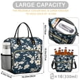 thumbnail image 5 of Pioneer Flower Floral Print Pattern Womens Lunch Box for Work,Insulated Large Lunch Bag for Tween and Teen,Loncheras Para Mujer,Leakproof Adult Lunch Bag for Work,Beach,Travel,Picnic,Camping, 5 of 7