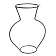 thumbnail image 1 of Ramiter Creative Desktop Vase Iron Bracket Flower Arrangement Iron Flower Stand Ornament, 1 of 4