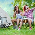thumbnail image 6 of 600D Oxford Camping Chair Portable Foldable Chair Supports 220 lbs for Picnic, Fishing, Backpacking Christmas Tree in The Snow, 6 of 8