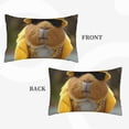 thumbnail image 2 of Balery Heavy Metal Style Guinea Pig Bedding Queen Pillow Cases - Envelope Closure - Soft Brushed Microfiber Fabric - Shrinkage and Fade Resistant Pillow Cases-14"x20", 2 of 6